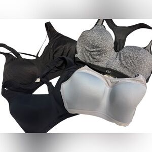 VSX Sports Bra Trio - Black, White, Gray